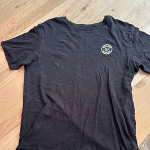 rag & bone Black Short Sleeve Tee